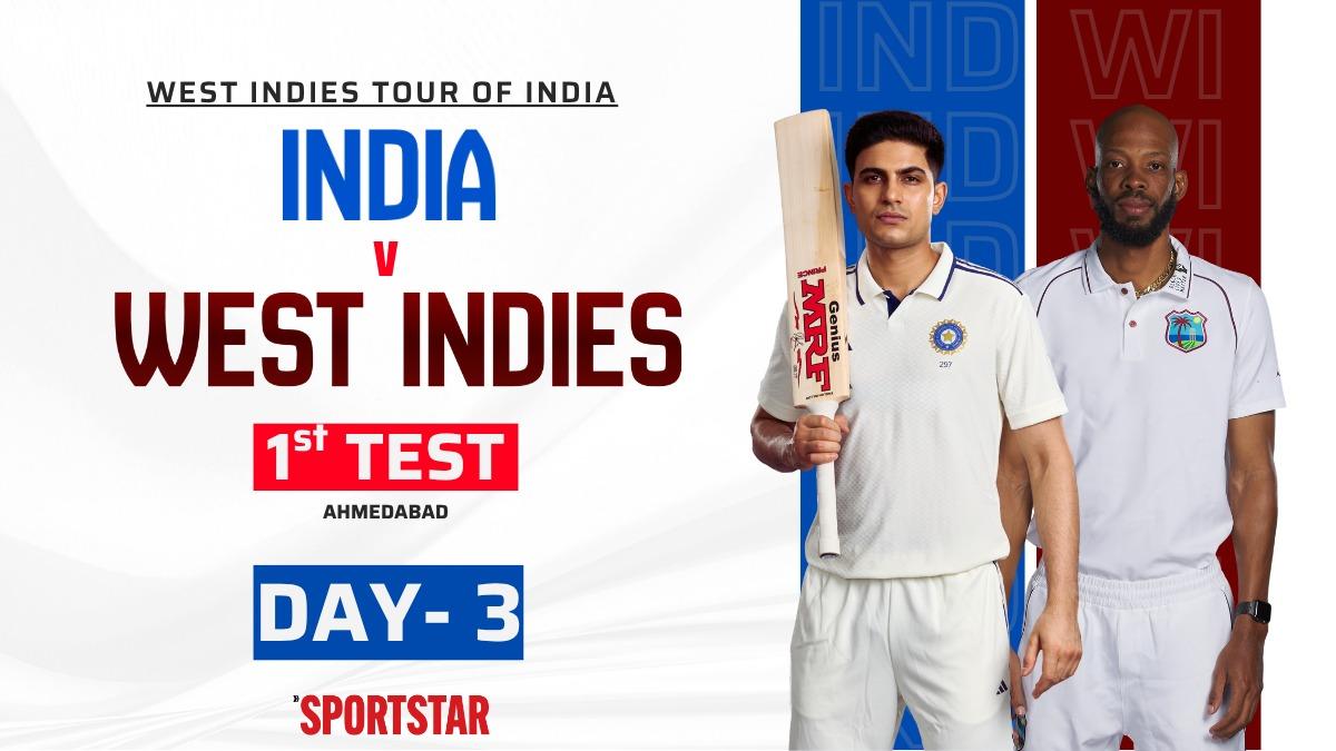India Vs West Indies Live Score, 1st Test Day 3: Jadeja shines with three wickets; WI 66/5 vs IND at Lunch